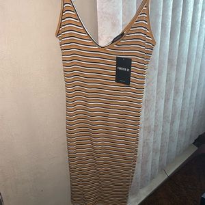 Forever 21 stripped dress